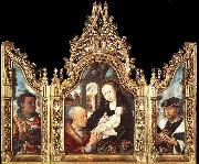 unknow artist Triptych The Adoration of the Magi Germany oil painting artist